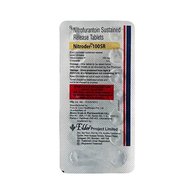 NITRODER 100 SR Tablet 14's - Bacterial Infections-OAB