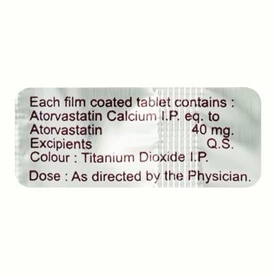 Torvason 40mg Tablet 10'S - High Cholesterol-Dys