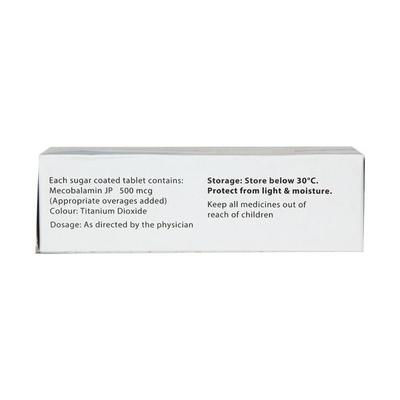 Methycobal 500mcg Tablet 15'S - Supplements-Vbc