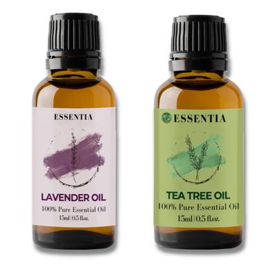 Essentia Extracts Combo of Lavender and Tea Tree Essential Oil 2's - Essential Oils