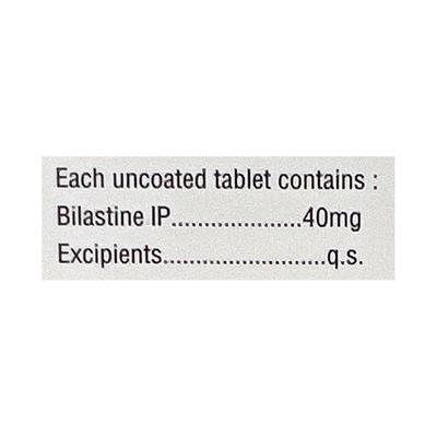 BILASET 40 Tablet 10's - Allergies-Ant