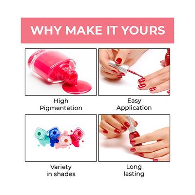 Matt Look Nails Makeup Colour Therapy Nail Polish, Shade No - 17 14 ml - Nail Polish