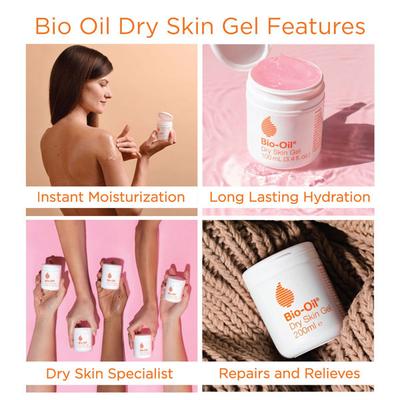 Perfect Skin Combo-Skincare Oil and Dry Skin Gel for Moisturized, Flawless Skin-Face and Body 175ml - Skin-Treatment