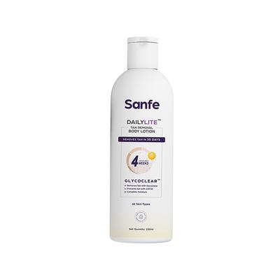 Sanfe Dailylite Tan Removal Body Lotion for Women Detan Non-Sticky Removes and Prevents Tan SPF 30 200 ml - Creams, Lotions & Oils