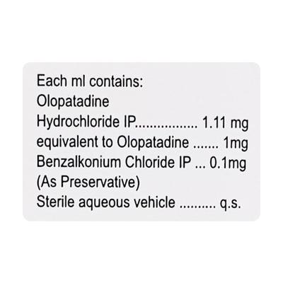 Alerchek 0.1% Eye Drops 5ml - Eye conditions-Oph