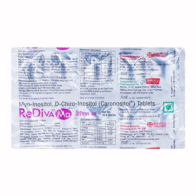 Rediva MA Tablet 10'S - Supplements-Ent