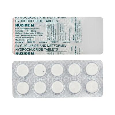 Nuzide M Tablet 10'S - Diabetes-Ant