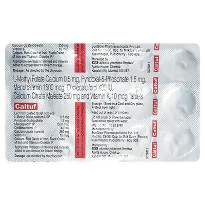 CALTUF Tablet 15's - Supplements-Vam