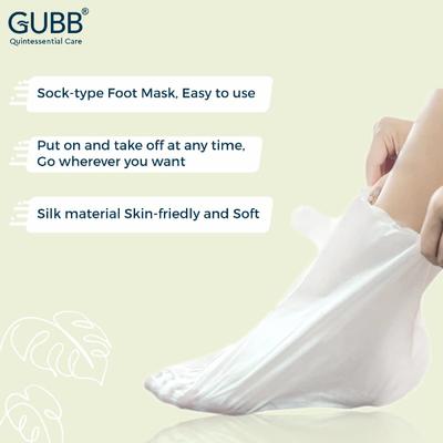 GUBB Moisturizing Foot Mask for Dead Skin Removal - Green Tea 1's - Masks & Peels