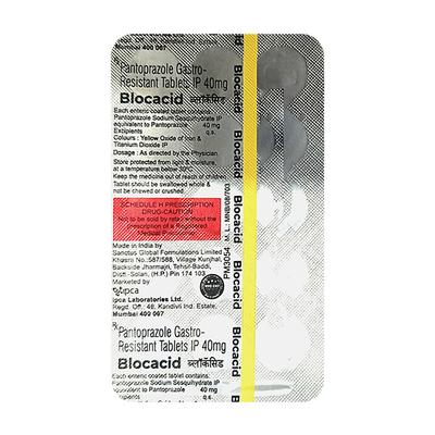 BLOCACID Tablet 15's - Ulcer/Reflux/Flatulence-Aaa