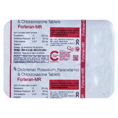 FORTERAN MR Tablet 10's - Muscle Spasm-Mus