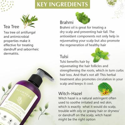 Glamveda Anti Dandruff and Healthy Hydration Tea Tree Conditioner 300 ml - Conditioners