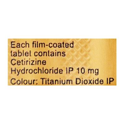 Cetcip 10mg Tablet 10'S - Allergies-Ant