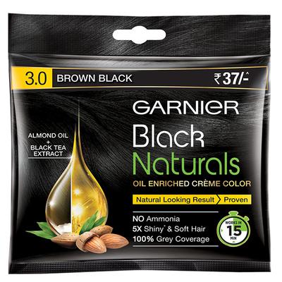 Garnier Black Naturals, Shade 3 Brown Black 1's - Crème
