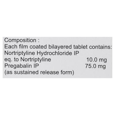 MAHAGABA NT 75 Tablet 10's - Neuropathic Pain-Dru
