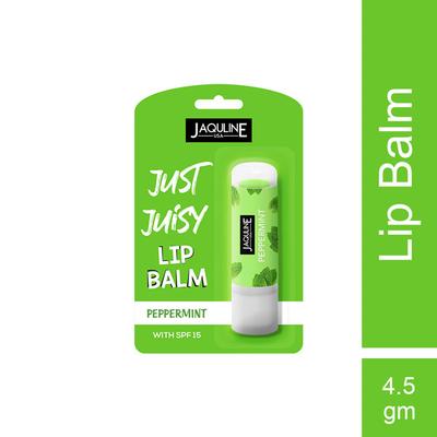 Jaquline USA Just Juisy Lipbalm Mint 4.5 gm - Lip Balms