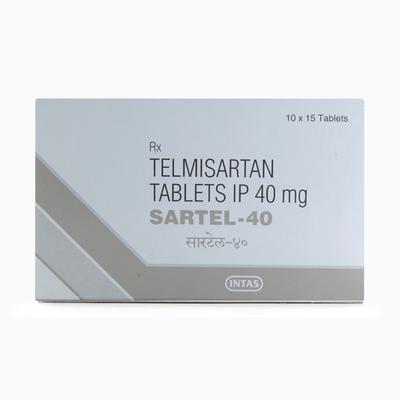 Sartel 40mg Tablet 15'S - Hypertension-Ang