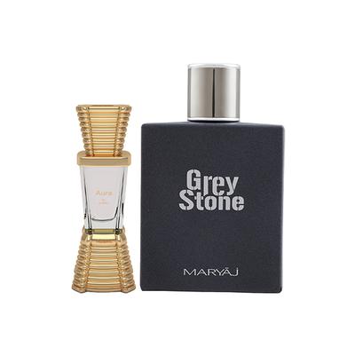 Ajmal Aura Concentrated Perfume Oil Floral Fruity And Maryaj Grey Stone EDP Aromatic Woody Perfume 110 ml - Perfumes (Edt/Edp)