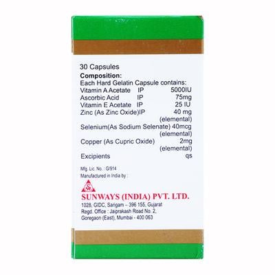 Eyevital Capsule 30'S - Supplements-Vam