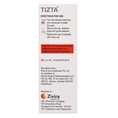 TIZTA Eye Drops 10ml - Dry Eye-Olt