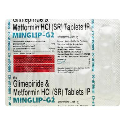 MINGLIP G 2 Tablet 10's - Diabetes-Ant