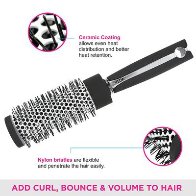 Vega Hot Curl Brush Medium (E16 - PRB) 1's - Hair Brushes