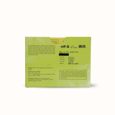 Briyo Breatheease Inhalant Capsules 10's - Nasal Decongestion