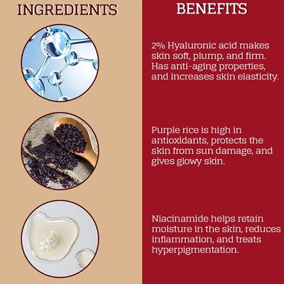 ENN Rice There Hydrating Serum With Hyaluronic Acid 30 ml - Face Serum