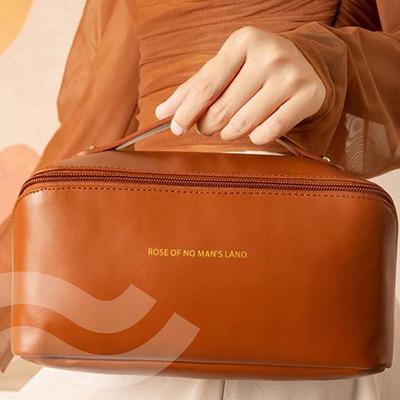 Gubb Makeup Organiser Bag Brown 270 gm - Makeup Bags & Cases