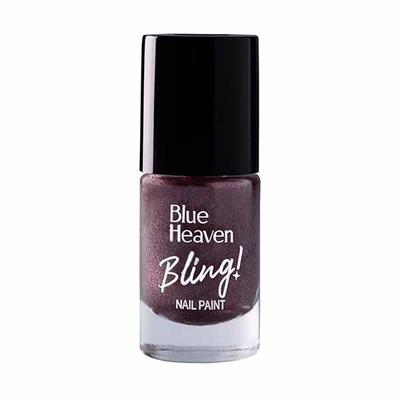 Blue Heaven Bling Nailpaint 708 (Mocha Magic) 8 ml - Nail Polish