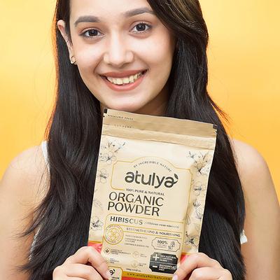 Atulya Hibiscus Organic Powder 100 gm - Conditioners