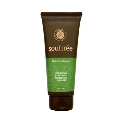 SoulTree Hair Conditioner - Hibiscus & Henna with Nourishing Shikakai 100 gm - Conditioners