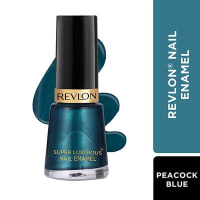 Revlon Nail Enamel - Peacock Blue 8 Ml - Nail Polish