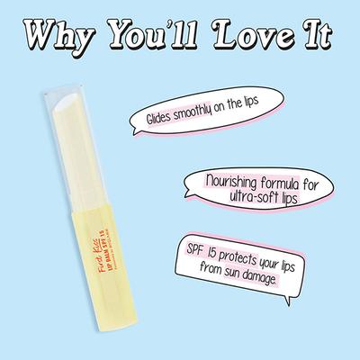Myglamm Popxo First Kiss Lip Balm Broad Spectrum SPF 15 Water Resistant, Enriched with Shea Butter & Vitamin E 1.5gm - Lip Balms