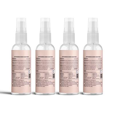 Just Human 24 Hour Protection Hand Sanitizer (Pack of 4 x 100 ml) - Hand Sanitizer
