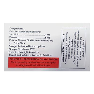 SACULYSIN 50 Tablet 14's - Heart Failure-Ang