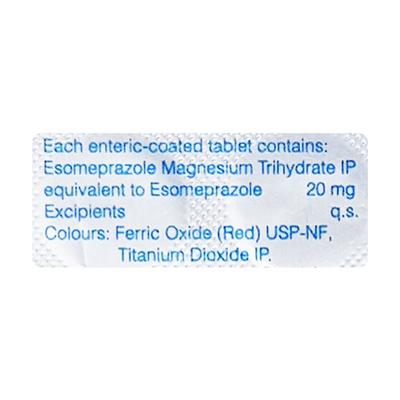 Sompraz 20mg Tablet 15'S - Ulcer/Reflux/Flatulence-Aaa
