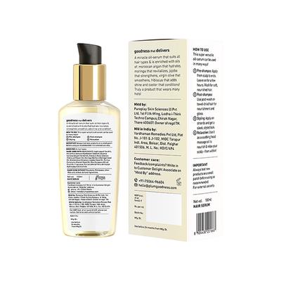 Plum Moroccan Argan Oil Miracle Oil-Serum for Hair & Scalp 100% Vegan 100 ml - Hair Oils