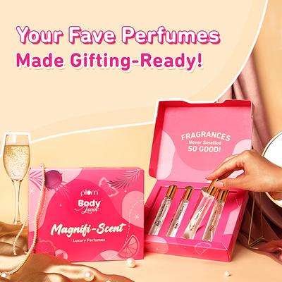 Plum Bodylovin Magnifi-Scent Luxury Perfumes Gift Set, Bestselling Fragrances, Ideal Gifting Option 4's - Women Perfumes (Edt/Edp)