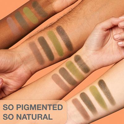 Huda Beauty Glowish Micro Mini Natural Eyeshadow Palette - Moss 4 gm - Eye Shadow Palettes