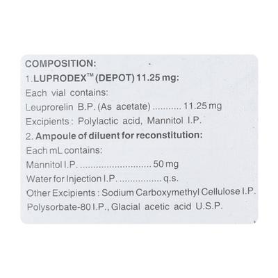 Luprodex 11.25mg Injection 2ml - Cancer Oncology-Hor