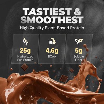Nutrabay Hydrolyzed Gold Pea Protein - Rich Chocolate Creme 1 kg - Workout Essentials