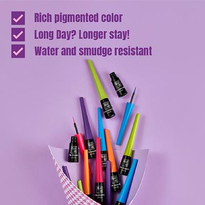 Elle18Eyedrama Liner Fireball Orange 3 ml - Eyeliners