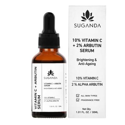 Suganda 10% Vit C + 2% Arbutin Serum 30Ml - Face Gels
