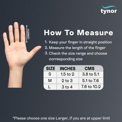 Tynor Finger Cot - Silver (L) 1's - Hand/Wrist Supports