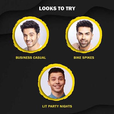 Set Wet Hair Wax For Men - Hair Clay Wax, Strong Hold, Ultra Matte Finish, With Bentonite Clay 60 gm - Hair Waxes