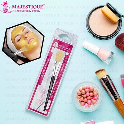 Majestique Facial Mask Brush Makeup Brushes Cosmetic Tools With Black Sturdy Handle Soft Facial Mask 1's - Face Brush