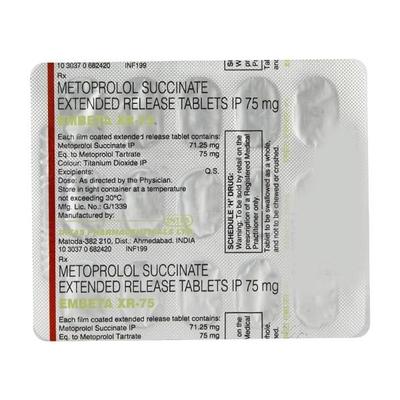 Embeta XR 75mg Tablet 15'S - Hypertension-Bet