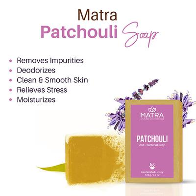 Matra Patchouli Handmade Soap with Aloe Vera 125 gm - Soaps