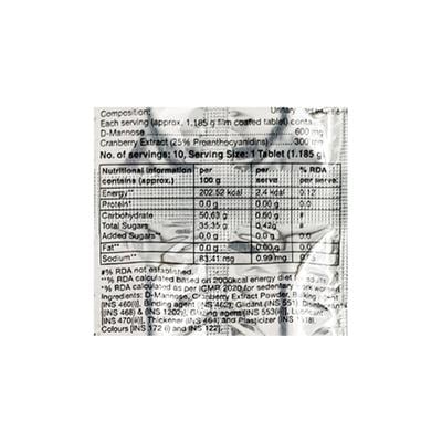 Cranfit Tablet 10'S - Supplements-Ent